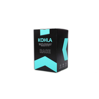 KOHLA Race Klebesteigfell 100 % Mohair Speed 59 mm breit, 150 cm, Farbe blau, mit Befestigung