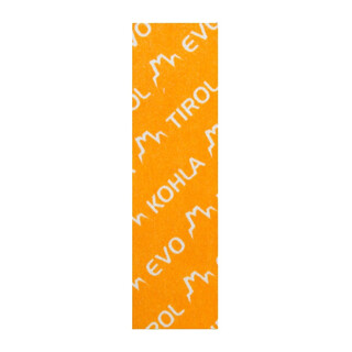 120 mm breit, 170 cm lang, Kohla Peak Steigfell Meter-/Rollenware 100 % Mohair, orange print, Klebefell